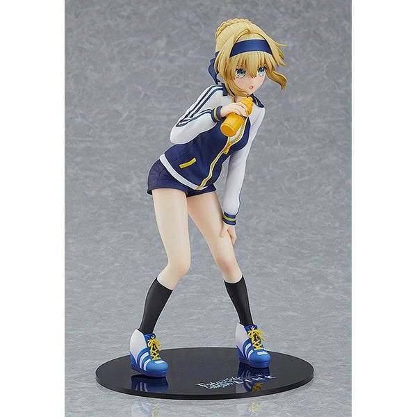 Laden Sie das Bild in Galerie -Viewer, Good Smile Company Fate/EXTELLA LINK Altria Pendragon in Knight&#39;s Gym Clothes [Painted Finished Figure, Height Approx. 210mm, 1/7 Scale]
