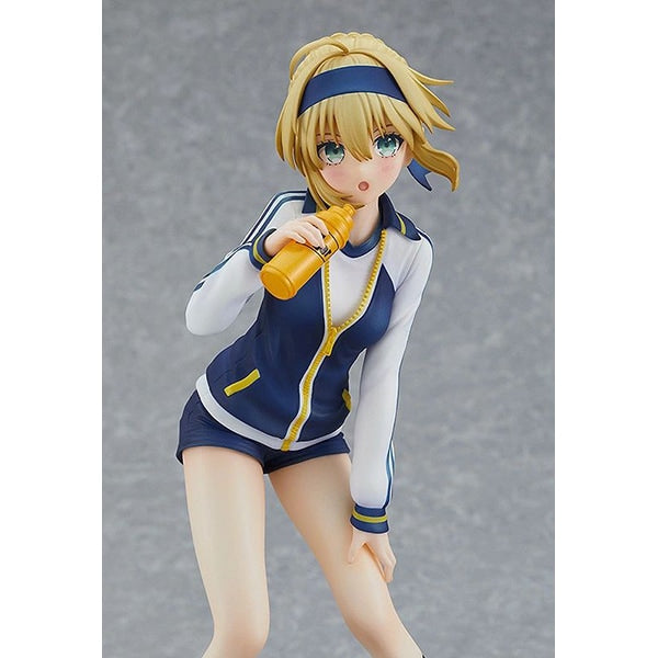 Laden Sie das Bild in Galerie -Viewer, Good Smile Company Fate/EXTELLA LINK Altria Pendragon in Knight&#39;s Gym Clothes [Painted Finished Figure, Height Approx. 210mm, 1/7 Scale]
