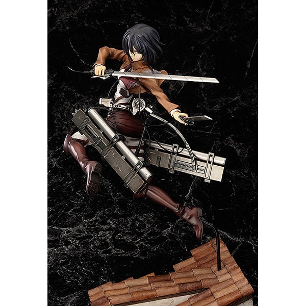 Cargue la imagen en el visor de la galería, Pre-Order Good Smile Company Attack on Titan Mikasa Ackerman DX Ver. (Reissue) [Pre-painted Complete Figure Approximately 280mm in Height 1/8 Scale]
