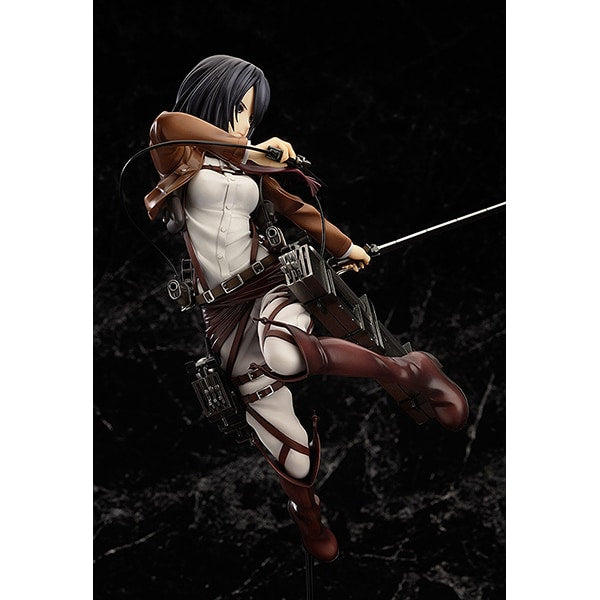 Chargez l&#39;image dans la visionneuse de la galerie, Pre-Order Good Smile Company Attack on Titan Mikasa Ackerman DX Ver. (Reissue) [Pre-painted Complete Figure Approximately 280mm in Height 1/8 Scale]
