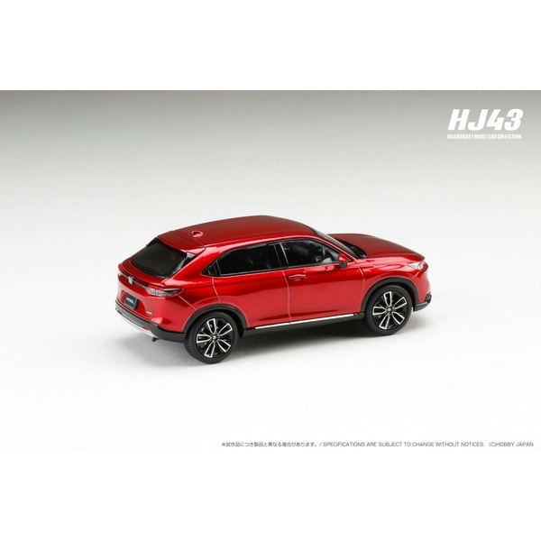 Chargez l&#39;image dans la visionneuse de la galerie, Précommande Hobby JAPAN HJ432002RM 1/43 Honda VEZEL e:HEV Z Premium Crystal Red Metallic Diecast
