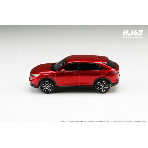 Chargez l&#39;image dans la visionneuse de la galerie, Précommande Hobby JAPAN HJ432002RM 1/43 Honda VEZEL e:HEV Z Premium Crystal Red Metallic Diecast
