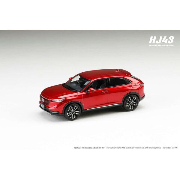 Laden Sie das Bild in Galerie -Viewer, Pre-order Hobby JAPAN HJ432002RM 1/43 Honda VEZEL e:HEV Z Premium Crystal Red Metallic Diecast
