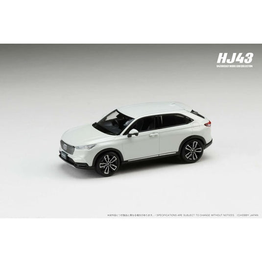 Pre-order Hobby JAPAN HJ432002SW 1/43 Honda VEZEL e:HEV Z Premium Sunlight White Pearl Diecast