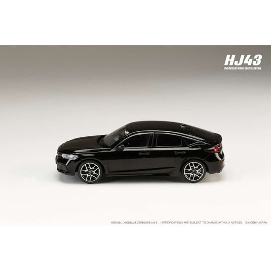 Hobby Japón HJ432003BK 1/43 Honda Civic FL1 LX cristal negro perla fundido a presión