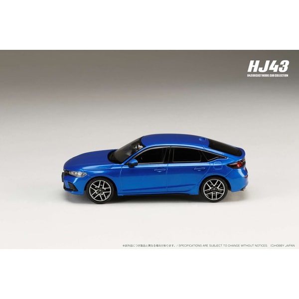 Laden Sie das Bild in Galerie -Viewer, Hobby JAPAN HJ432003BL 1/43 Honda Civic FL1 LX Premium Crystal Blue Metallic Diecast
