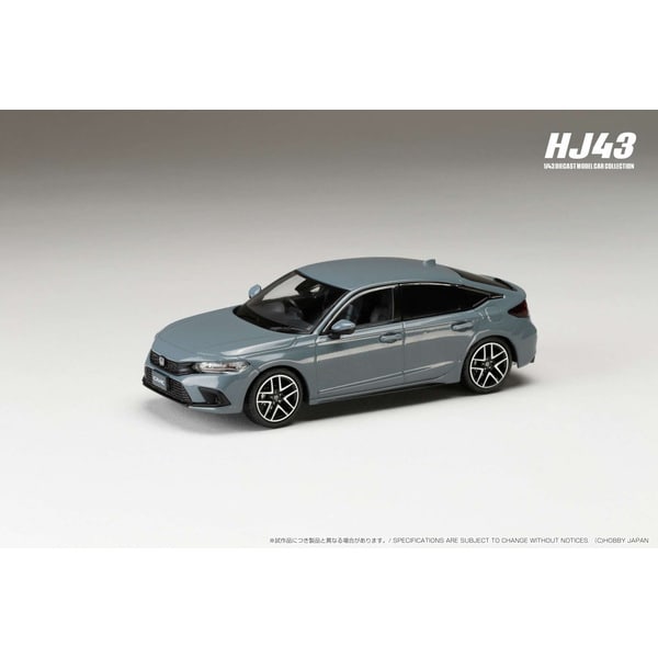 Cargue la imagen en el visor de la galería, Hobby JAPÓN HJ432003GM 1/43 Honda Civic FL1 LX Sonic Grey Pearl Diecast
