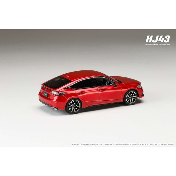 Laden Sie das Bild in Galerie -Viewer, Hobby JAPAN HJ432003R 1/43 Honda Civic FL1 LX Premium Crystal Red Metallic Diecast
