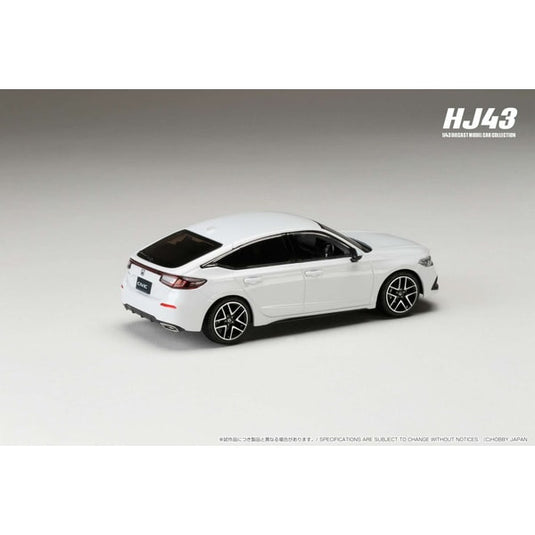 Hobby JAPÓN HJ432003W 1/43 Honda Civic FL1 LX Platino Blanco Perla Diecast