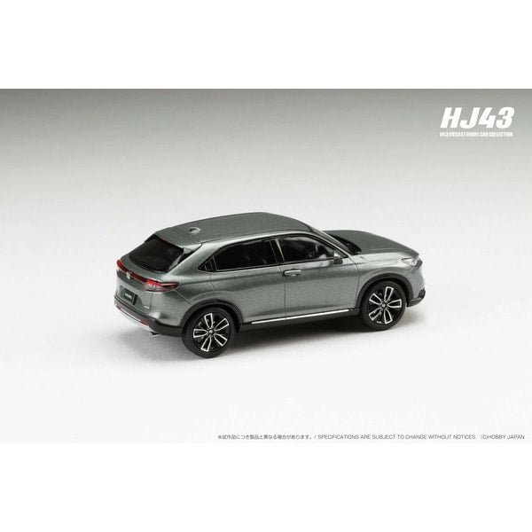 Laden Sie das Bild in Galerie -Viewer, Pre-order Hobby JAPAN HJ433002GM 1/43 Honda VEZEL Genuine Option Equipped Vehicle Meteoroid Grey Metallic Diecast
