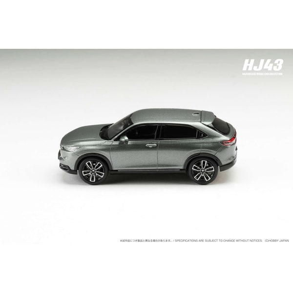 Cargue la imagen en el visor de la galería, Reserva Hobby JAPAN HJ433002GM 1/43 Honda VEZEL Vehículo equipado con opción genuina Meteoroide Gris Metálico Diecast
