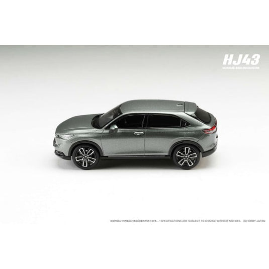 Reserva Hobby JAPAN HJ433002GM 1/43 Honda VEZEL Vehículo equipado con opción genuina Meteoroide Gris Metálico Diecast