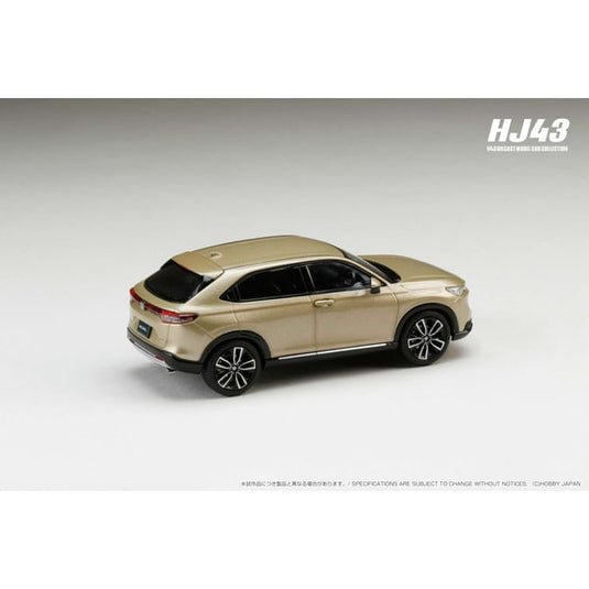 Pre-order Hobby JAPAN HJ433002K 1/43 Honda VEZEL Genuine Option Equipped Vehicle Sand Khaki Pearl Diecast