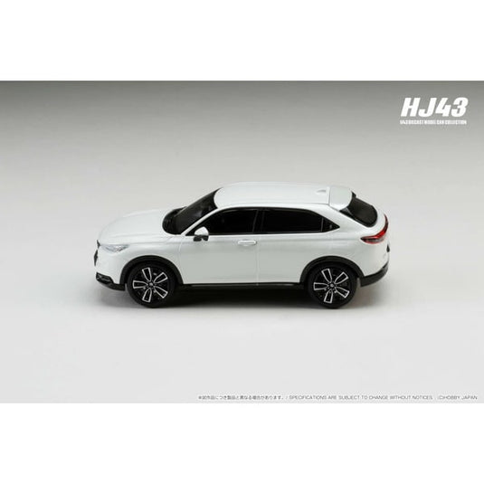 Reserva Hobby JAPAN HJ433002PW 1/43 Honda VEZEL Vehículo equipado con opción genuina Platinum White Pearl Diecast