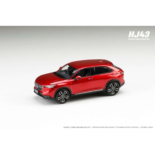 Laden Sie das Bild in Galerie -Viewer, Pre-order Hobby JAPAN HJ433002RM 1/43 Honda VEZEL Genuine Option Equipped Vehicle Premium Crystal Red Metallic Diecast
