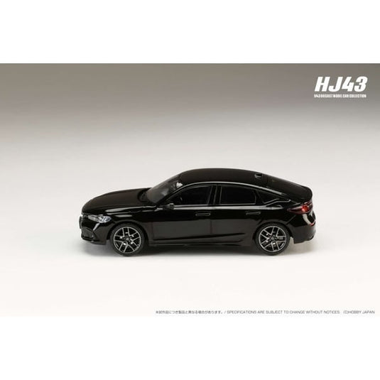 Hobby JAPÓN HJ433003BK 1/43 Honda Civic FL4 e:HEV Crystal Black Pearl Diecast