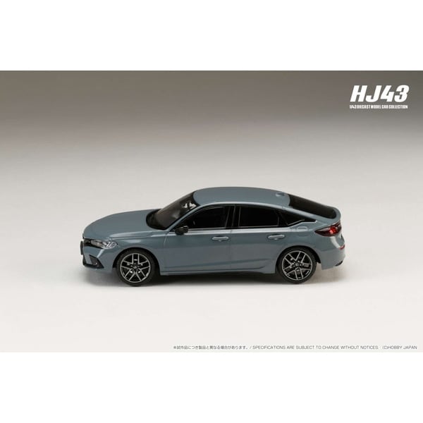 Chargez l&#39;image dans la visionneuse de la galerie, Hobby japon HJ433003GM 1/43 Honda Civic FL4 e:HEV Sonic gris perle moulé sous pression
