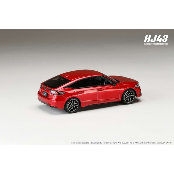 Laden Sie das Bild in Galerie -Viewer, Hobby JAPAN HJ433003R 1/43 Honda Civic FL4 e:HEV Premium Crystal Red Metallic Diecast
