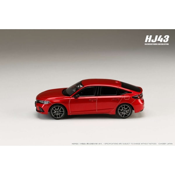 Laden Sie das Bild in Galerie -Viewer, Hobby JAPAN HJ433003R 1/43 Honda Civic FL4 e:HEV Premium Crystal Red Metallic Diecast
