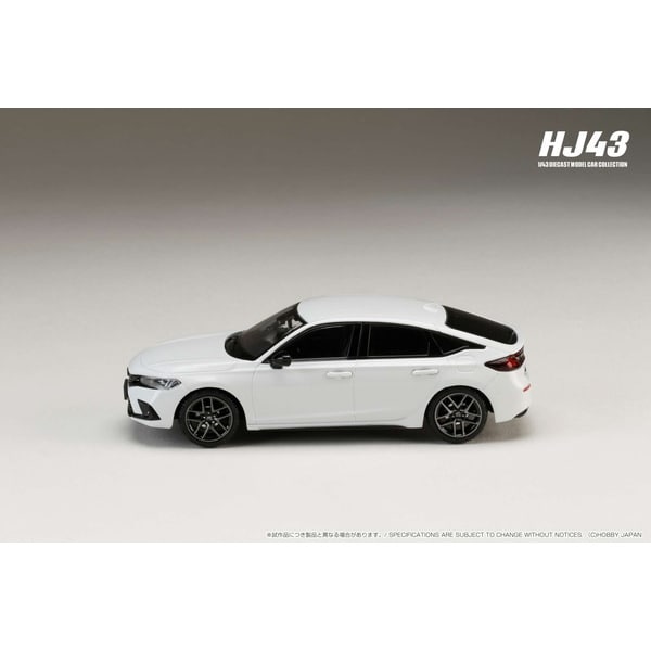 Cargue la imagen en el visor de la galería, Hobby JAPÓN HJ433003W 1/43 Honda Civic FL4 e:HEV Platino Blanco Perla Diecast
