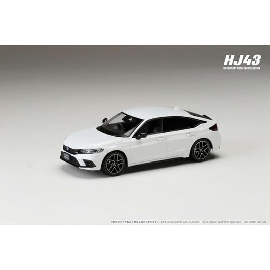 Hobby JAPAN HJ433003W 1/43 Honda Civic FL4 e:HEV Platinum White Pearl Diecast