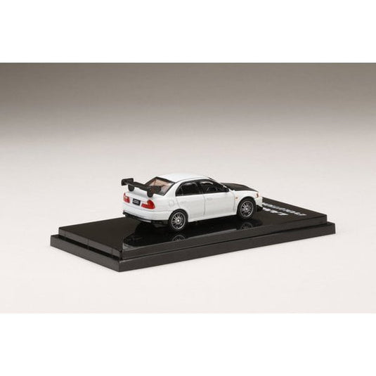 Hobby JAPAN HJ641032BW 1/64 Mitsubishi Lancer GSR Evolution 5 CP9A 1998 versión personalizada blanco fundido a presión