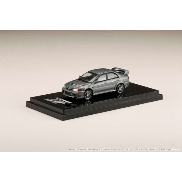 Hobby japon HJ641033AGM 1/64 Mitsubishi Lancer GSR Evolution 6 CP9A 1999 gris métallisé couleur personnalisée moulé sous pression