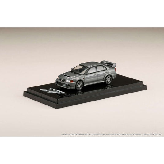 Hobby JAPAN HJ641033AGM 1/64 Mitsubishi Lancer GSR Evolution 6 CP9A 1999 Grey Metallic Custom Color Diecast