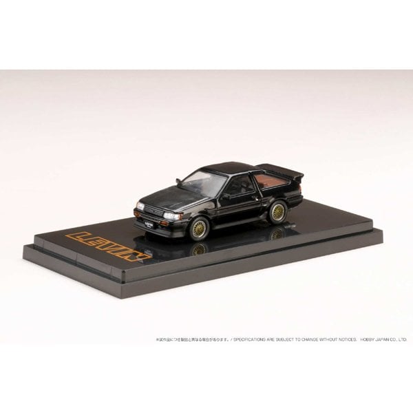 Hobby JAPON HJ641037CBK 1/64 Toyota Corolla Levin AE86 3 portes Version personnalisée/capot en carbone noir moulé sous pression