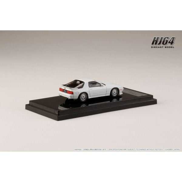 Laden Sie das Bild in Galerie -Viewer, Pre-order Hobby JAPAN HJ641043FW 1/64 Mazda RX-7 FC-3S Infini Crystal White Diecast
