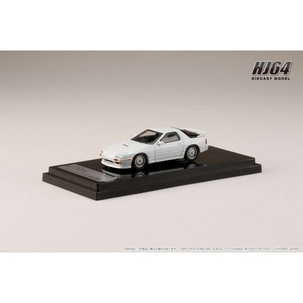 Cargue la imagen en el visor de la galería, Reserva Hobby JAPÓN HJ641043FW 1/64 Mazda RX-7 FC-3S Infini Crystal White Diecast
