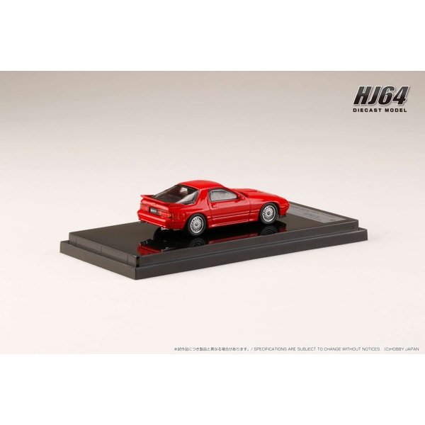 Cargue la imagen en el visor de la galería, Reserva Hobby JAPAN HJ641043WR 1/64 Mazda RX-7 FC-3S Winning Limited Blaze Red Diecast
