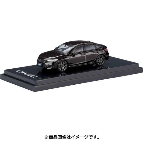 Hobby JAPAN HJ641046BBK 1/64 Honda Civic FL1 Custom Version Crystal Black Pearl Diecast