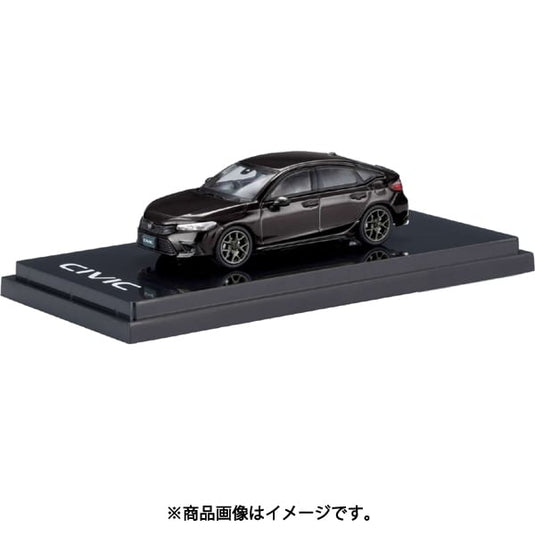 Hobby JAPAN HJ641046BBK 1/64 Honda Civic FL1 versión personalizada Crystal Black Pearl Diecast