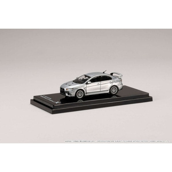 Load image into Gallery viewer, Hobby JAPAN HJ641053AS 1/64 Mitsubishi Lancer Evolution 10 Cool Silver Metallic Diecast
