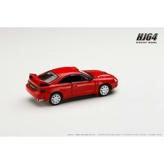 Pre-pedido Hobby JAPAN HJ641064CR 1/64 Toyota Celica GT-FOUR WRC Edition ST205 versión personalizada/rueda de 8 radios Super Red IV Diecast