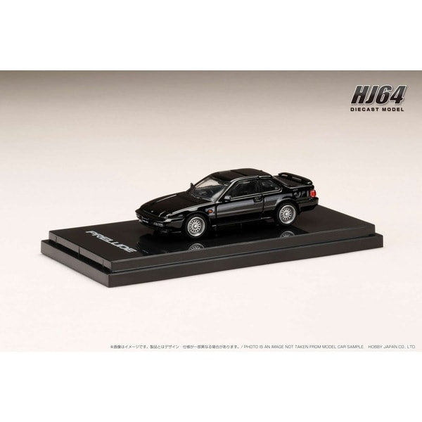 Cargue la imagen en el visor de la galería, Hobby JAPAN HJ642002CBK 1/64 Honda Prelude Si BA5 1989 versión personalizada Granada Black Pearl Diecast
