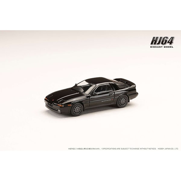 Hobby JAPAN HJ642026ABK 1/64 Toyota Supra A70 3.0GT TURBO A Black Diecast