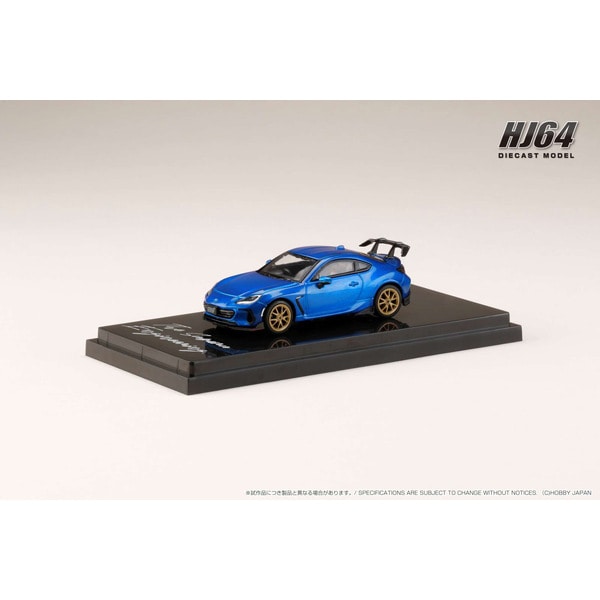 Load image into Gallery viewer, Hobby JAPAN HJ642047SBL 1/64 Subaru BRZ STI PERFORMANCE WR Blue Pearl Diecast
