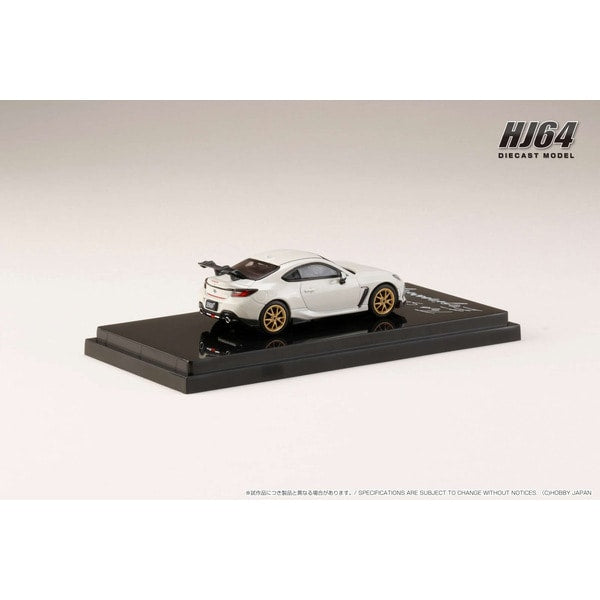 Chargez l&#39;image dans la visionneuse de la galerie, Hobby japon HJ642047SW 1/64 Subaru BRZ STI PERFORMANCE cristal blanc perle moulé sous pression
