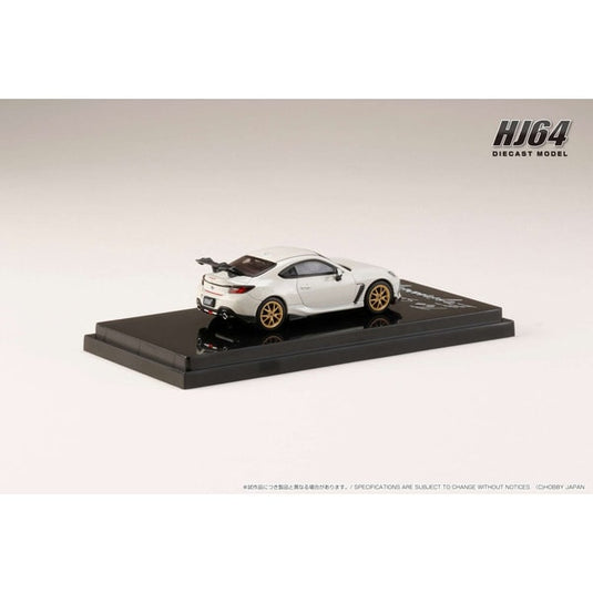 Hobby japon HJ642047SW 1/64 Subaru BRZ STI PERFORMANCE cristal blanc perle moulé sous pression