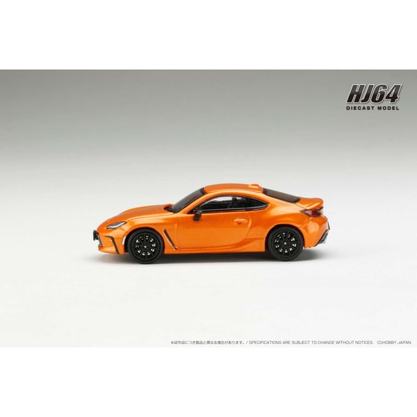 Chargez l&#39;image dans la visionneuse de la galerie, Hobby JAPAN HJ642048P 1/64 Toyota GR86 RZ 10e anniversaire limité flamme Orange moulé sous pression
