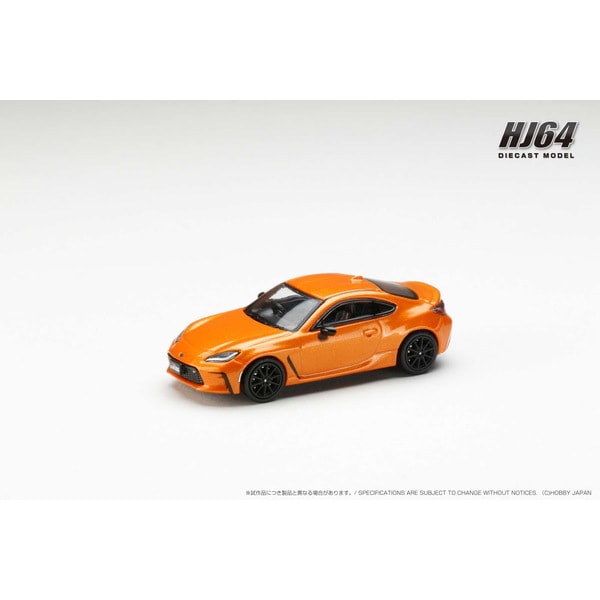 Cargue la imagen en el visor de la galería, Hobby JAPAN HJ642048P 1/64 Toyota GR86 RZ 10º Aniversario Limitado Llama Naranja Diecast
