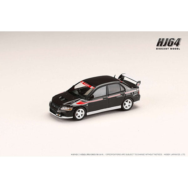 Hobby japon HJ642054BBK 1/64 Mitsubishi Lancer GSR EVOLUTION 7 VERSION STYLE rallye améthyste noir perle moulé sous pression