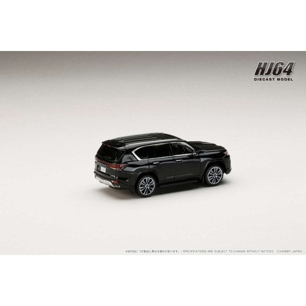 Cargue la imagen en el visor de la galería, Reserva Hobby JAPÓN HJ642061BK 1/64 Lexus LX600 negro fundido a presión
