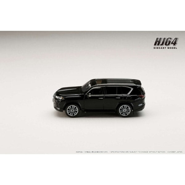 Laden Sie das Bild in Galerie -Viewer, Pre-order Hobby JAPAN HJ642061BK 1/64 Lexus LX600 Black Diecast
