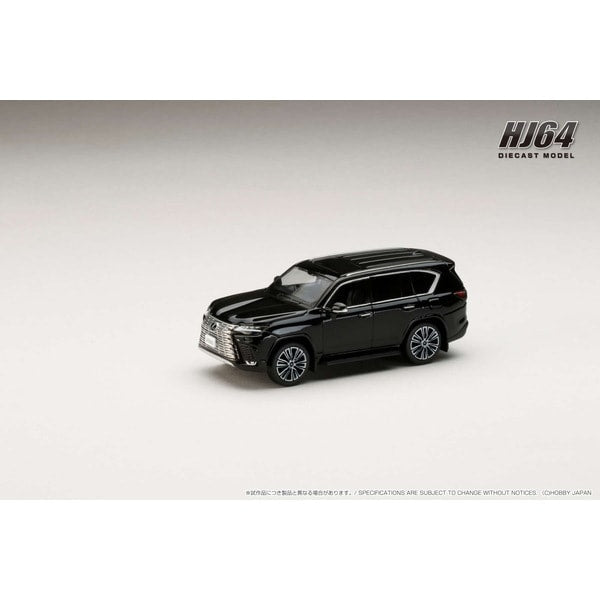 Précommande Hobby JAPAN HJ642061BK 1/64 Lexus LX600 Noir Diecast