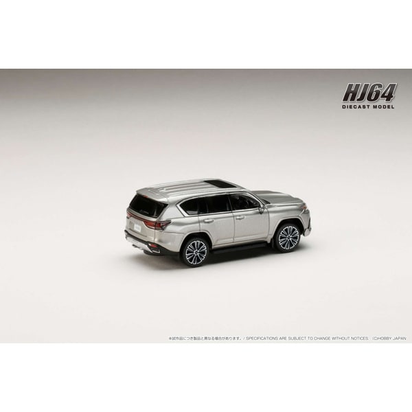 Load image into Gallery viewer, Pre-order Hobby JAPAN HJ642061T 1/64 Lexus LX600 Sonic Titanium  Diecast
