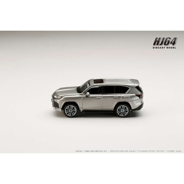 Load image into Gallery viewer, Pre-order Hobby JAPAN HJ642061T 1/64 Lexus LX600 Sonic Titanium  Diecast

