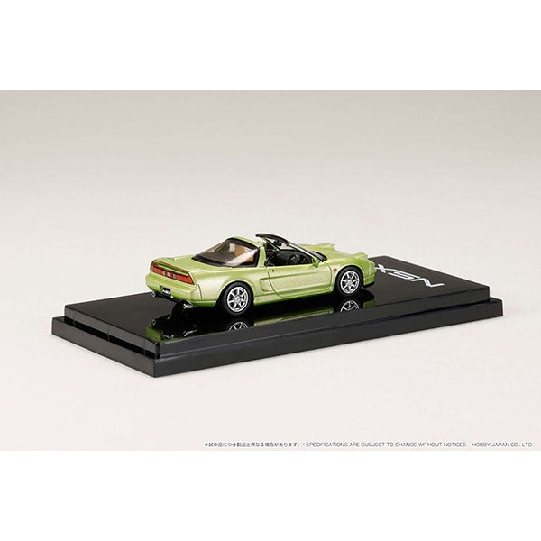 Chargez l&#39;image dans la visionneuse de la galerie, Hobby JAPAN HJ643006BGR 1/64 Honda NSX Type T avec toit amovible vert lime métallisé moulé sous pression
